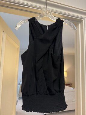 DO+BE Black Halter Top